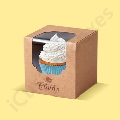 custom kraft cupcake boxes