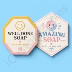 wrap around soap labels