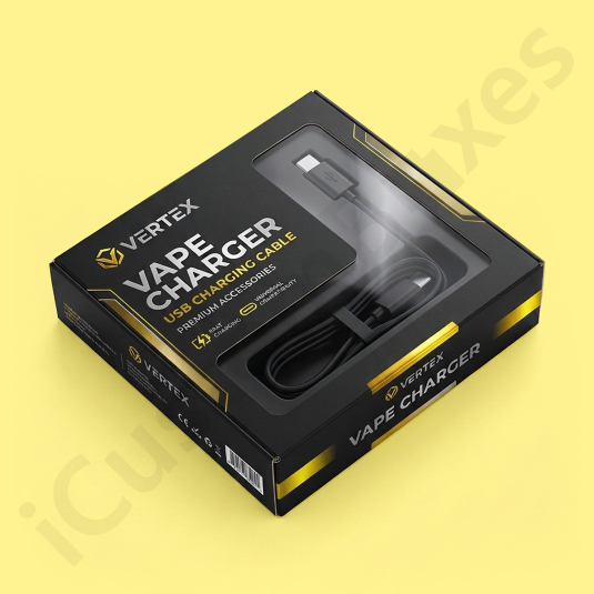 vape battery charger box with insert