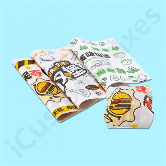 custom printed butter paper