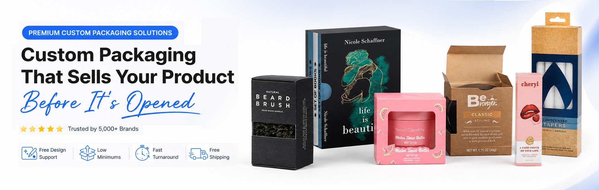 Buy Custom Boxes with Logo at Wholesale - Premium Packaging | iCustomBoxes